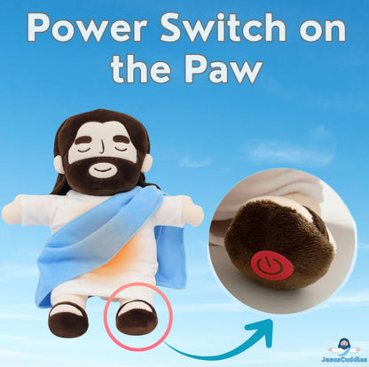 Peluche Jésus qui respire pour l'anxiété